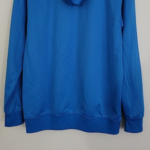 Adidas Blue Hoodie with Gray Drawstrings - Picture 6 of 10
